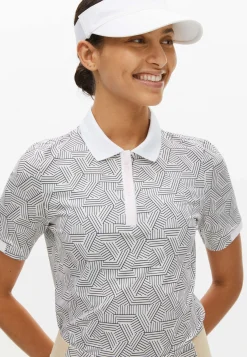 Abby Poloshirt, Hexagon Beige