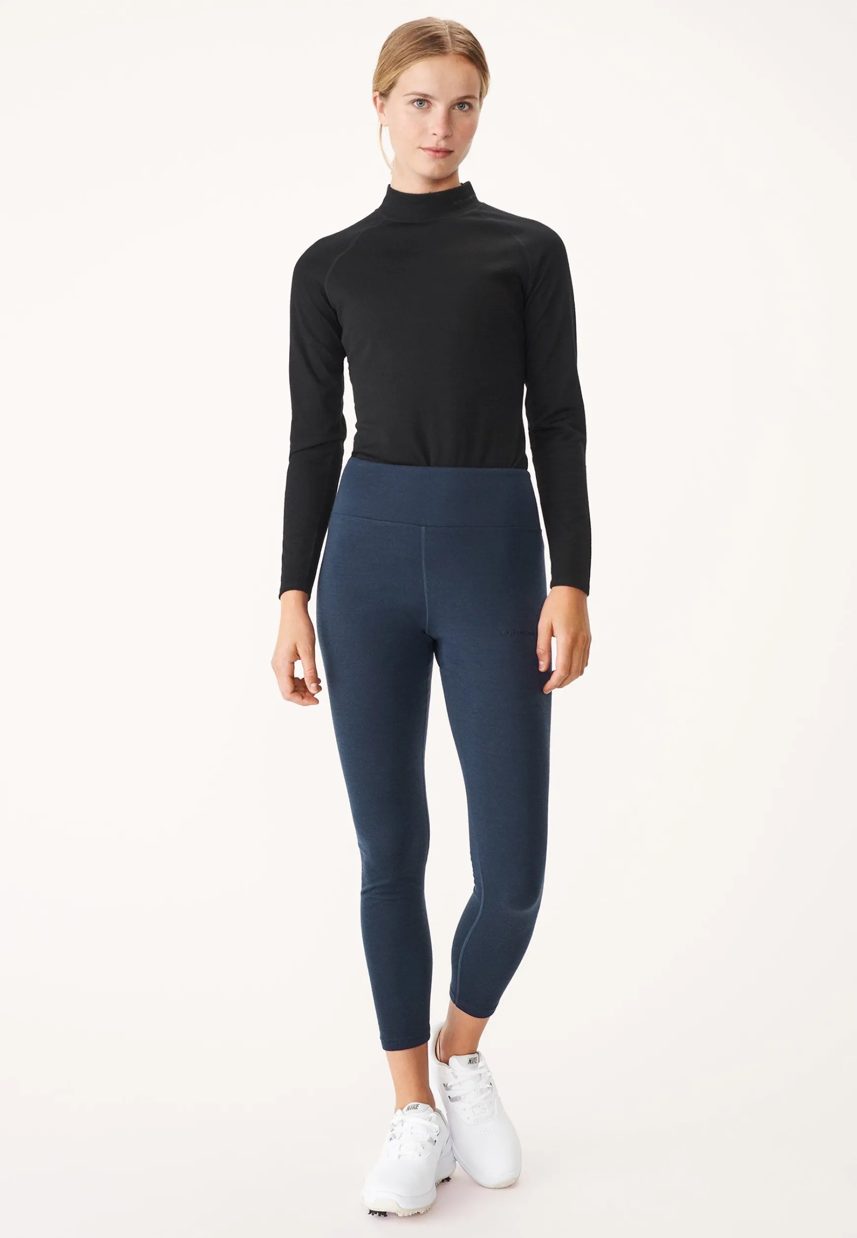 Ally Merino Base Tights, Navy