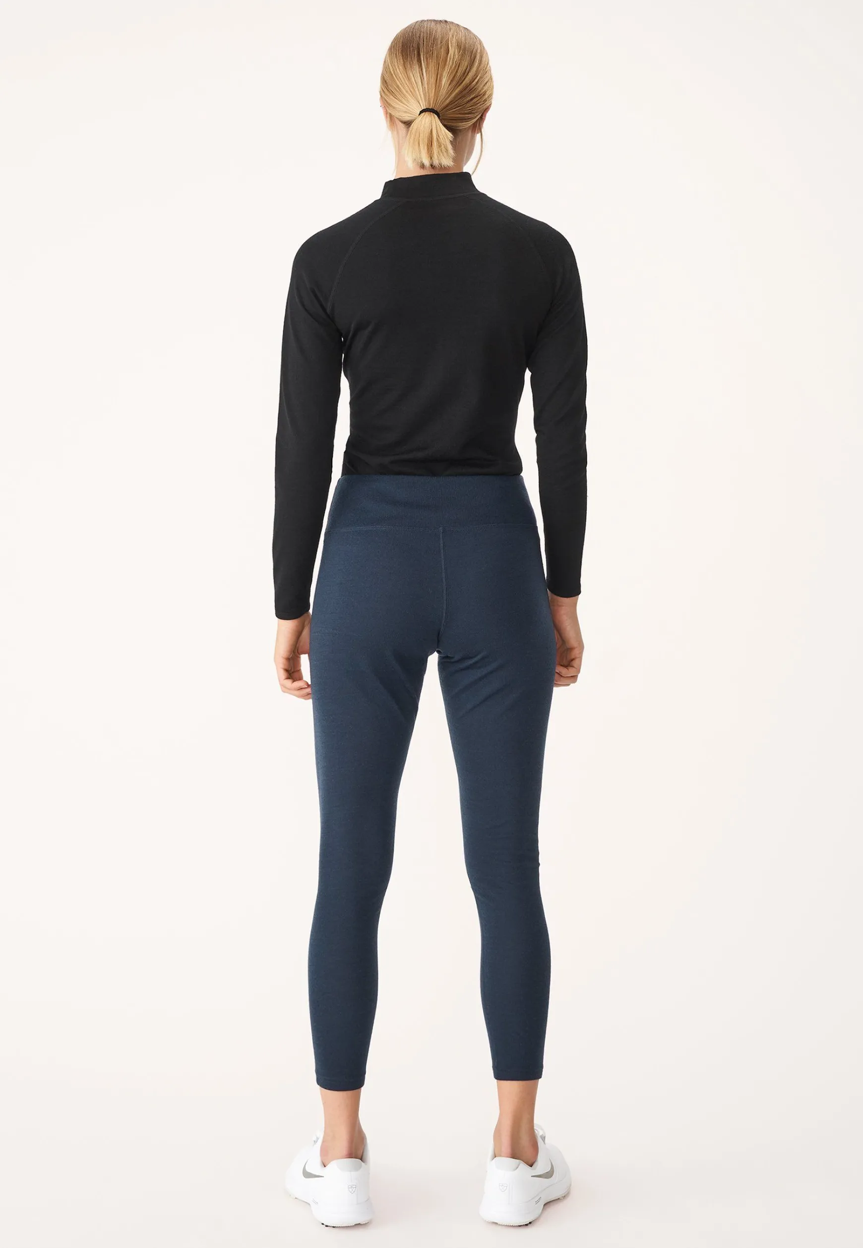 Ally Merino Base Tights, Navy