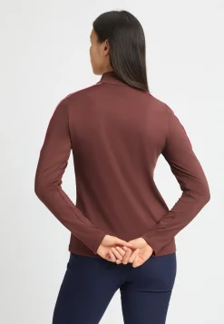 Amie Brushed Midlayer, Bitter Chocolate