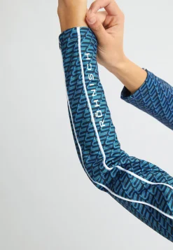 Amie Brushed Midlayer, Black Retro R Mono