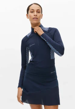 Bonnie Printed Longsleeve, Logo Blue