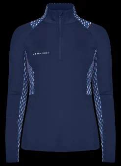 Bonnie Printed Longsleeve, Logo Blue