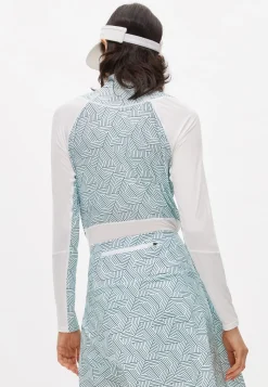 Bonnie Printed Longsleeve, Hexagon Mint