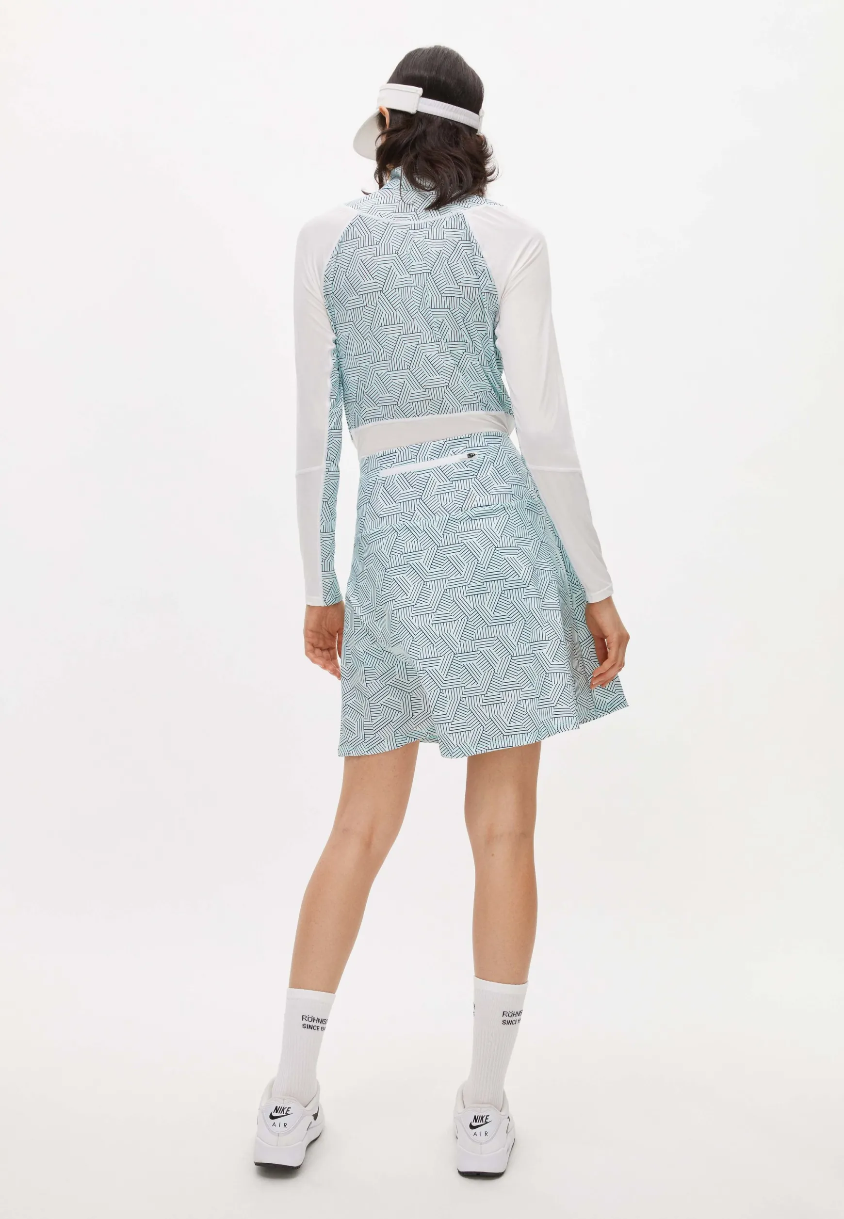 Bonnie Printed Longsleeve, Hexagon Mint