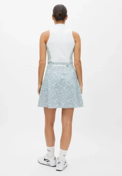 Bonnie Printed Sleeveless, Hexagon Mint