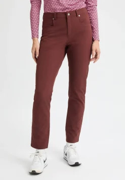 Chie Brushed Pant, Bitter Chocolate