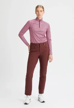 Chie Brushed Pant, Bitter Chocolate