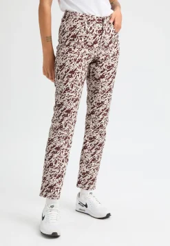 Chie Brushed Pant, Micro Beetle Print