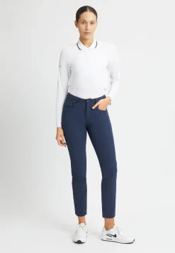 Chie Brushed Pant, Navy