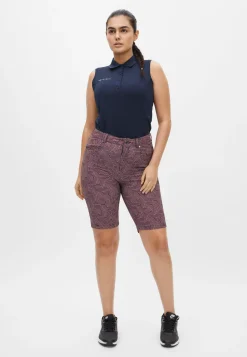 Chie Comfort Bermuda, Hexagon Red