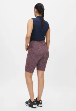 Chie Comfort Bermuda, Hexagon Red