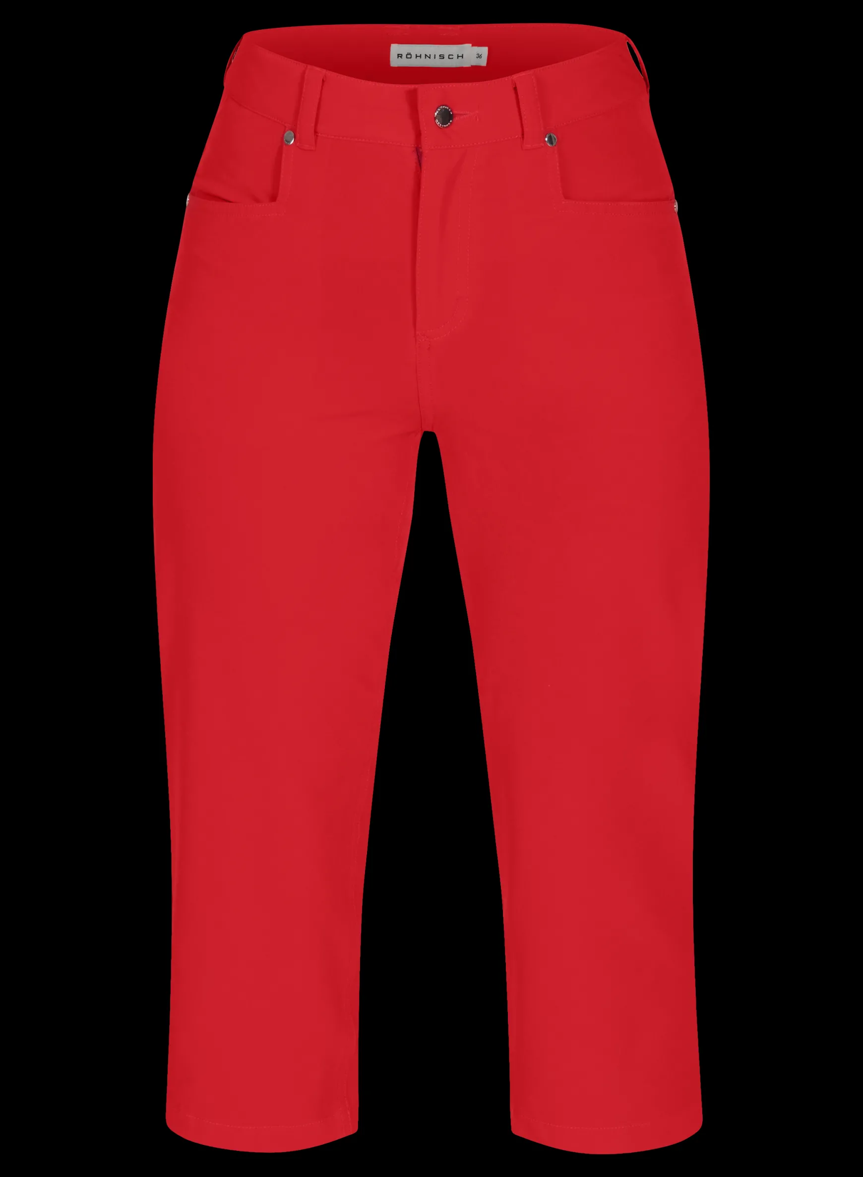 Chie Comfort Capri, Flame Scarlet