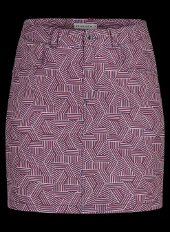 Chie Comfort Skort, Hexagon Red