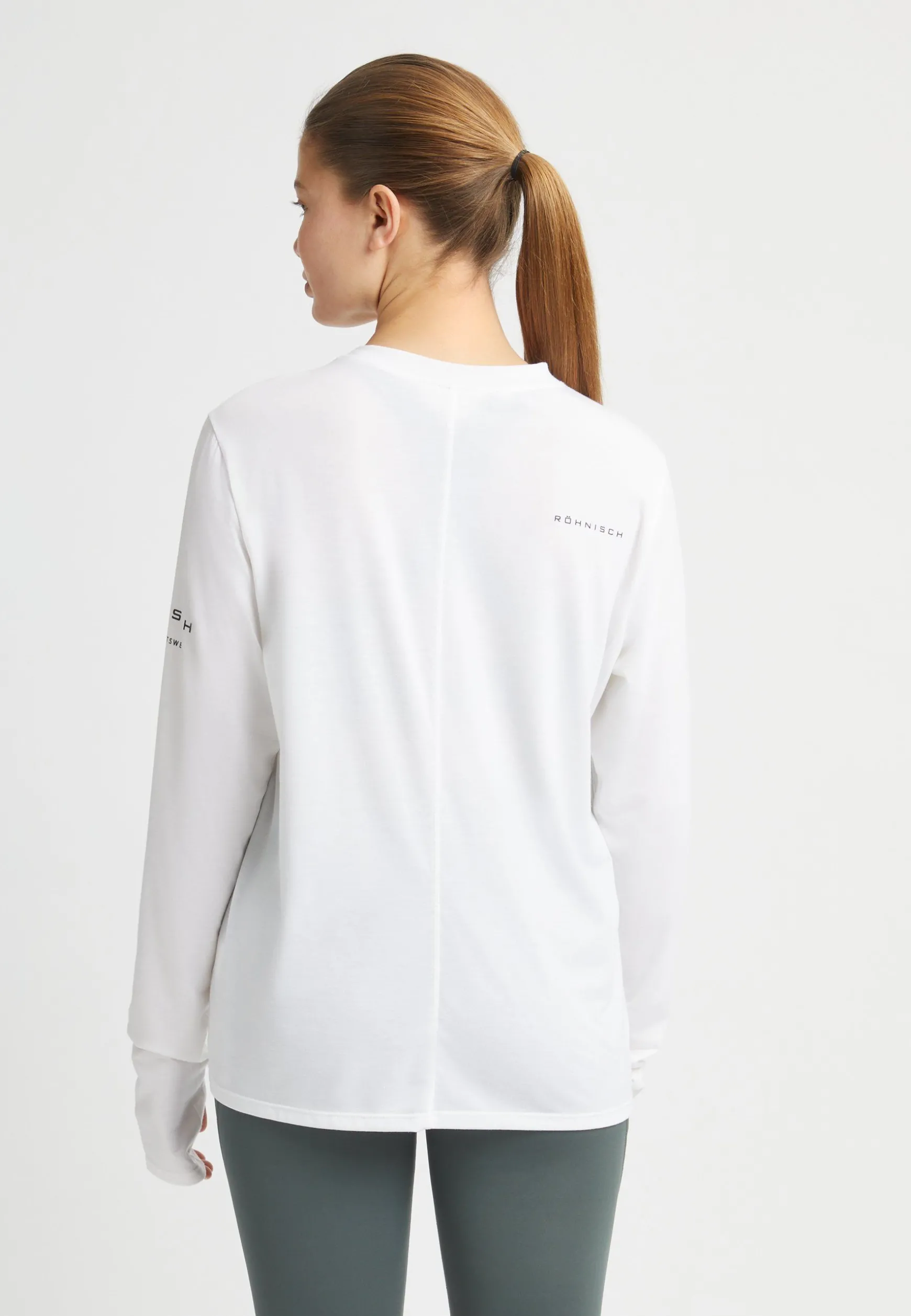 Clara Relaxed Long Sleeve, White