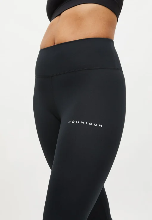 Court High Waist Tights, Black