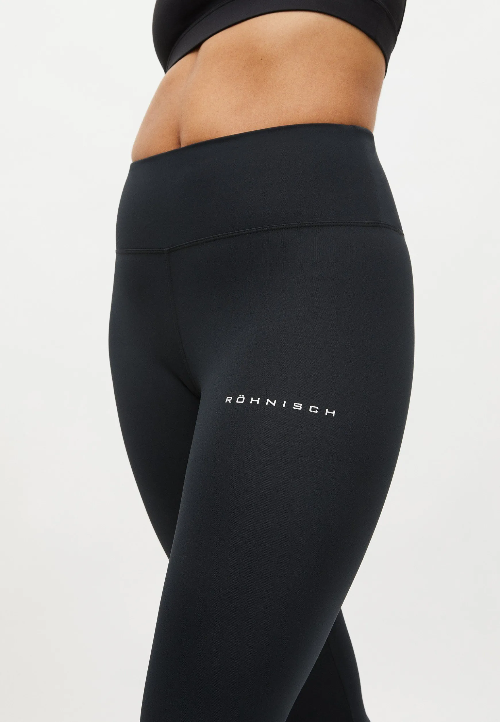 Court High Waist Tights, Black