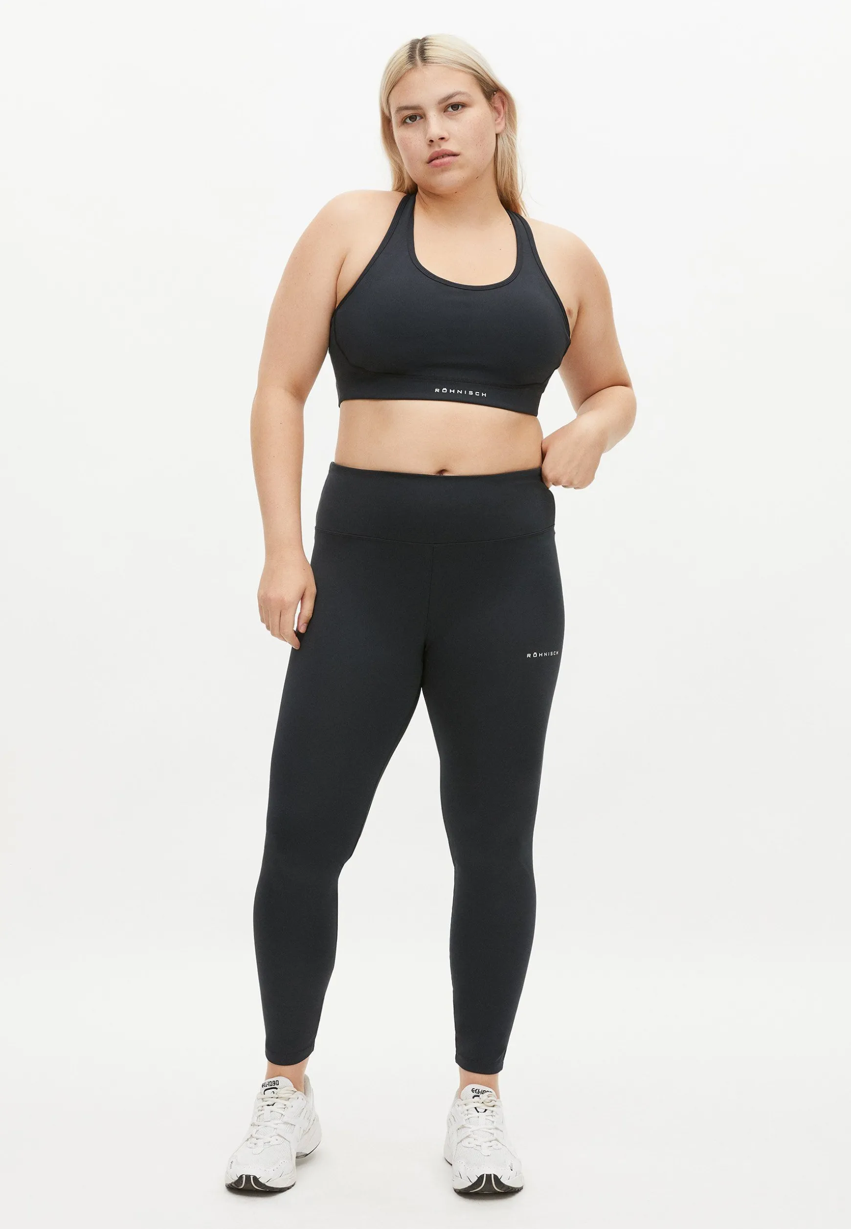 Court High Waist Tights, Black