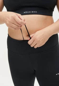 Court High Waist Tights, Black