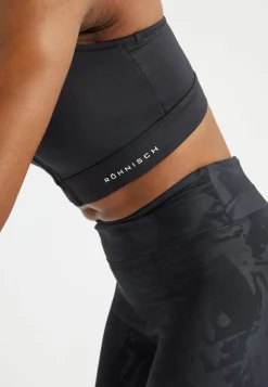 Essential Zip Sportsbra, Black