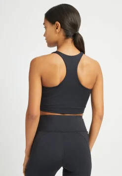 Flattering Cropped Racerback, Black