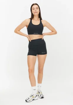 Flattering Curved Hotpants, Black