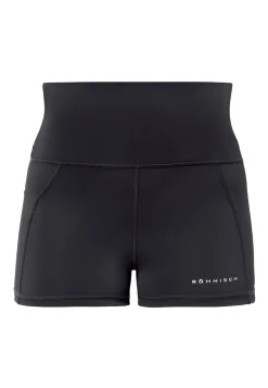 Flattering Curved Hotpants, Black