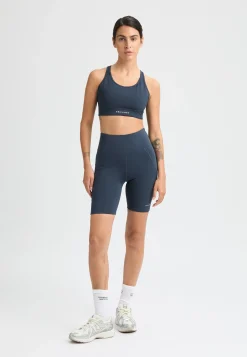 Flattering High Waist Bike Tights, Space Navy