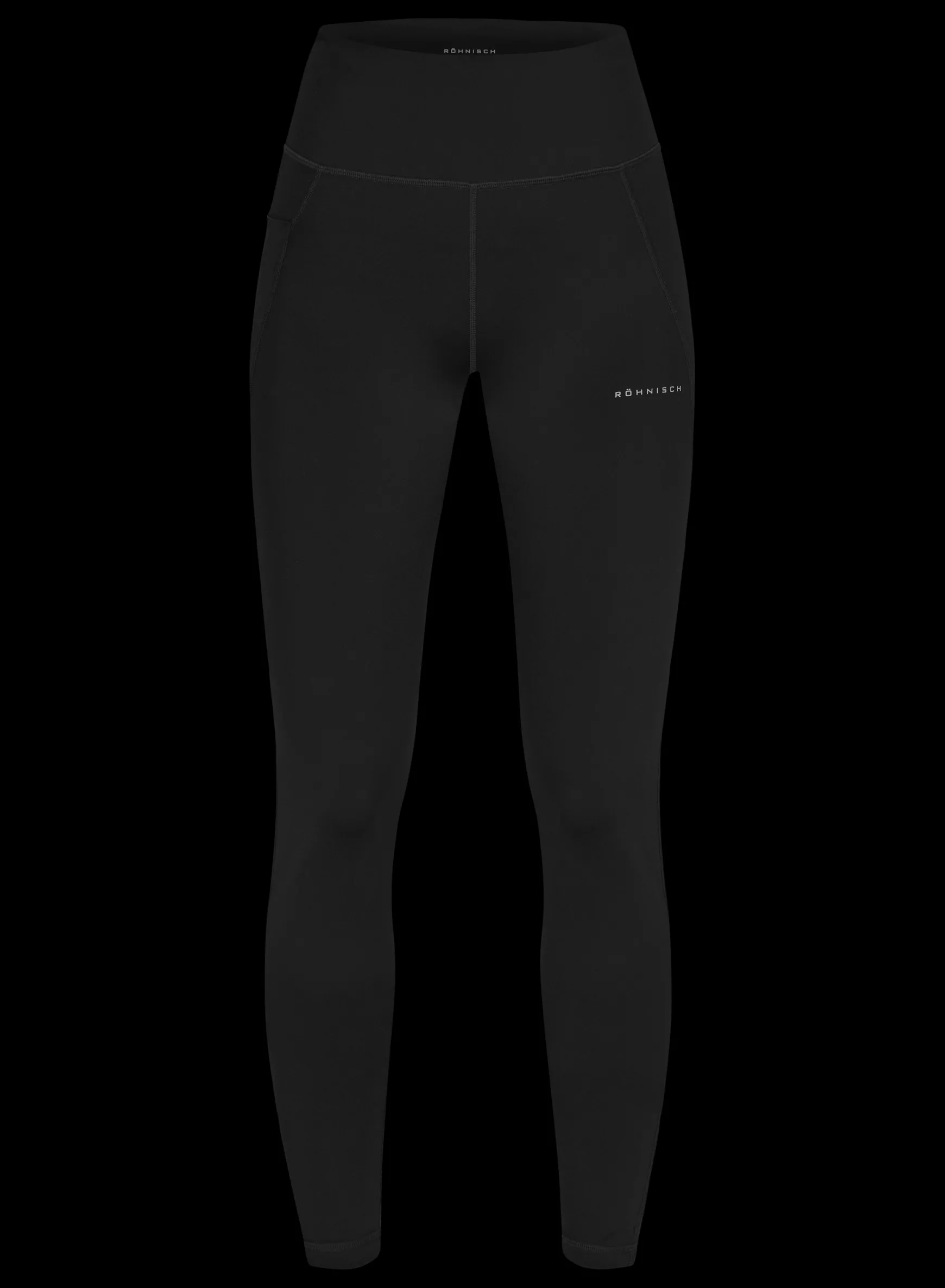 Flattering High Waist Tights, Black