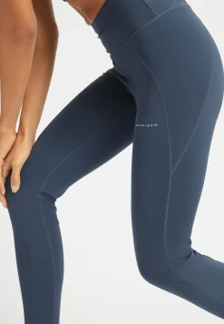 Flattering High Waist Tights, Space Navy