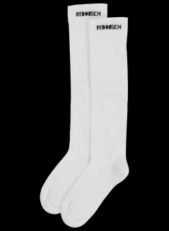 Functional Knee Socks, White