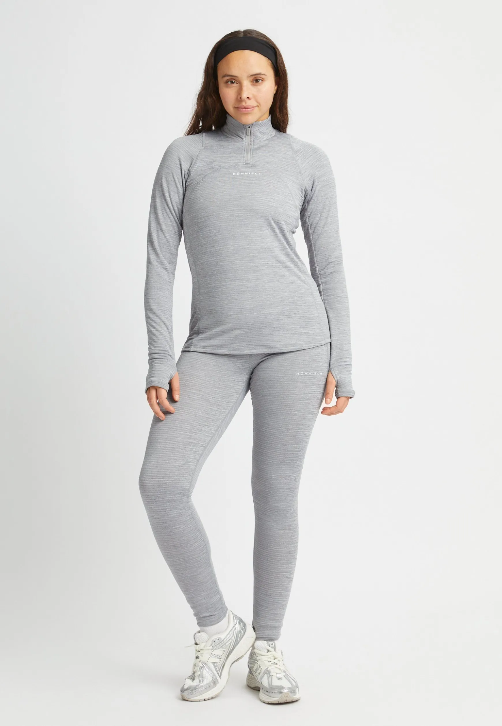 Insulate Thermo Half Zip, Grey Melange
