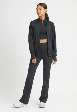 Jacquard Full Zip, Black