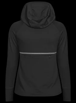 Jacquard Hood Long Sleeve, Black