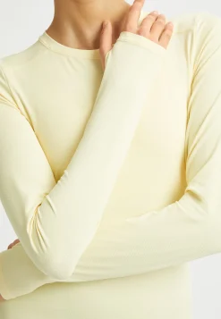 Jacquard Long Sleeve, Double Cream