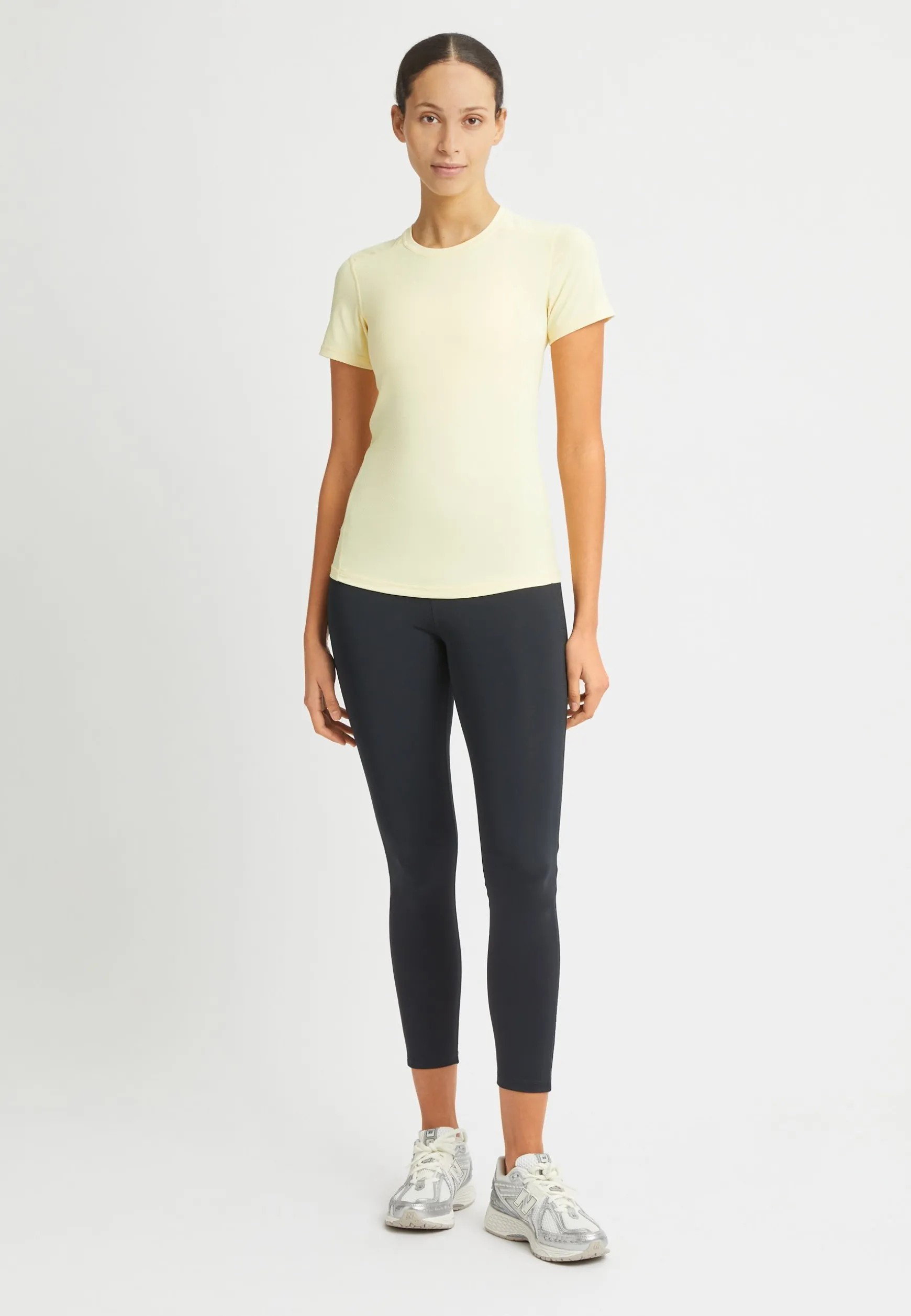 Jacquard Tee, Double Cream