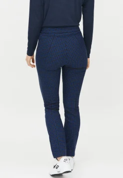 Jess Yarndye Pants, Minicheck Turkish Sea