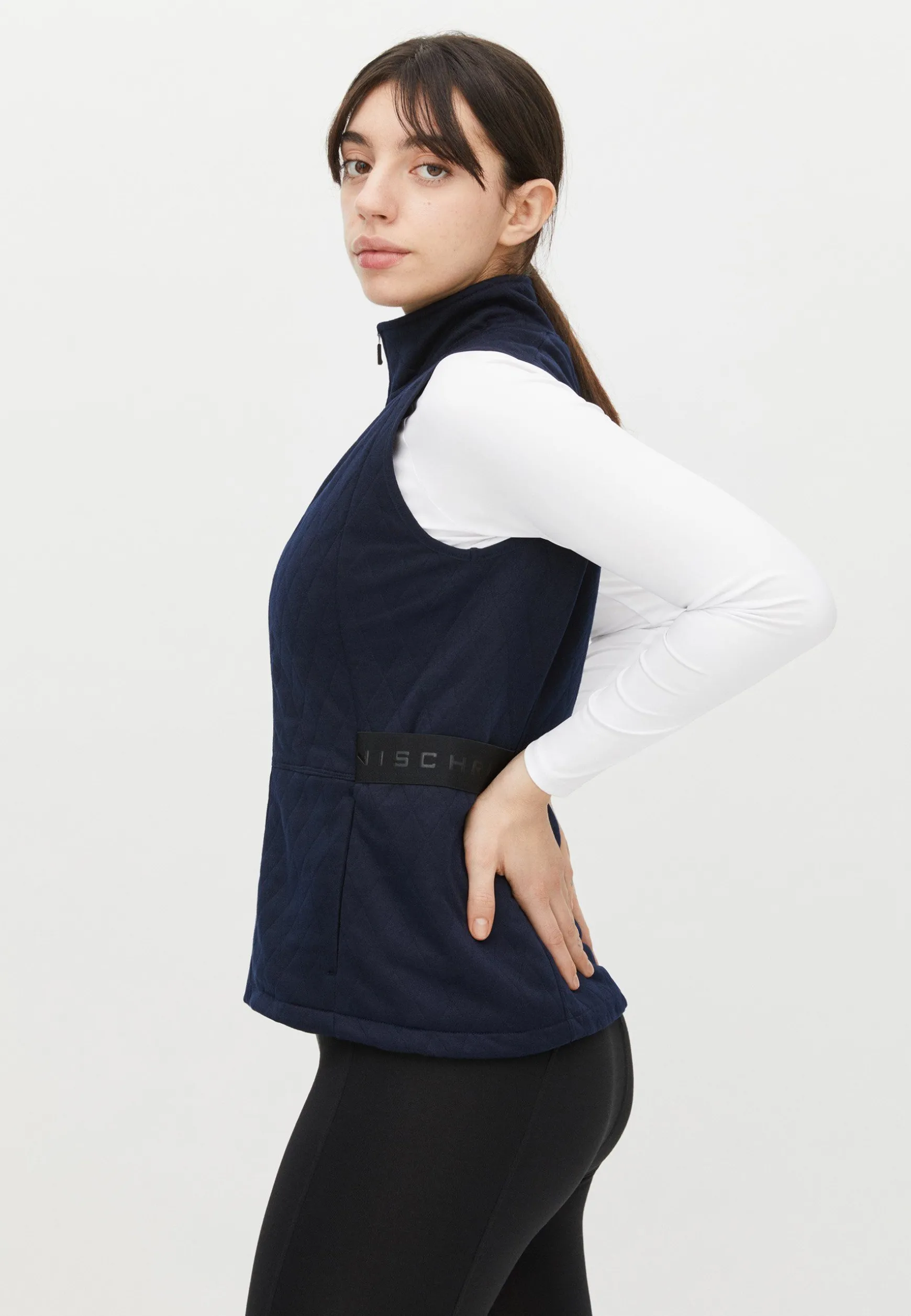 Leah Wind Vest, Navy