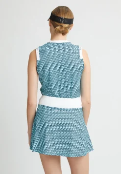 Luna Skort,Capri Blue Retro R Mono