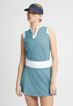 Luna Skort,Capri Blue Retro R Mono