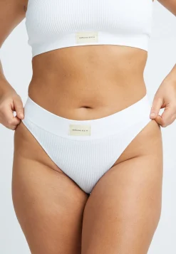 Micro Rib String, White