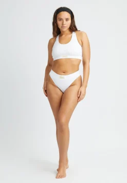 Micro Rib String, White