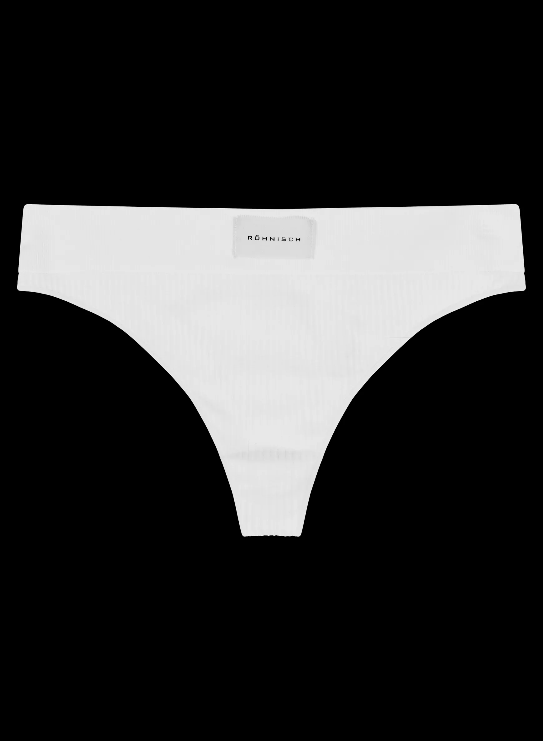 Micro Rib String, White