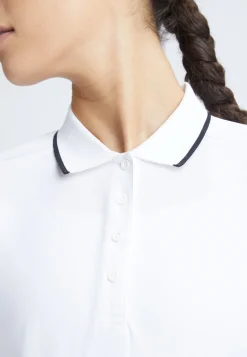 Miriam Long Sleeve Poloshirt, White