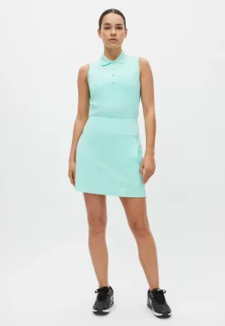 Nicky Sleeveless Poloshirt, Ice Green