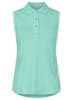 Nicky Sleeveless Poloshirt, Ice Green