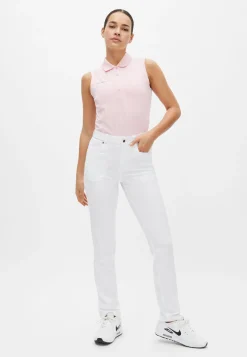 Nicky Sleeveless Poloshirt, Orchid Pink