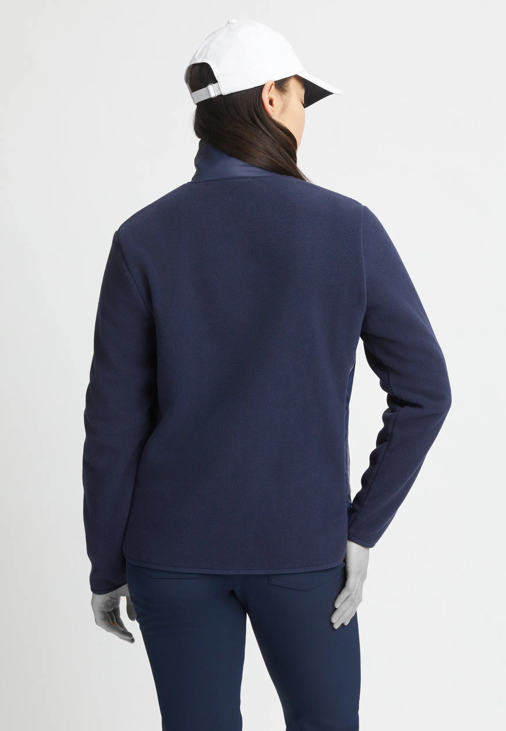 Perinne Fleece Jacket, Navy