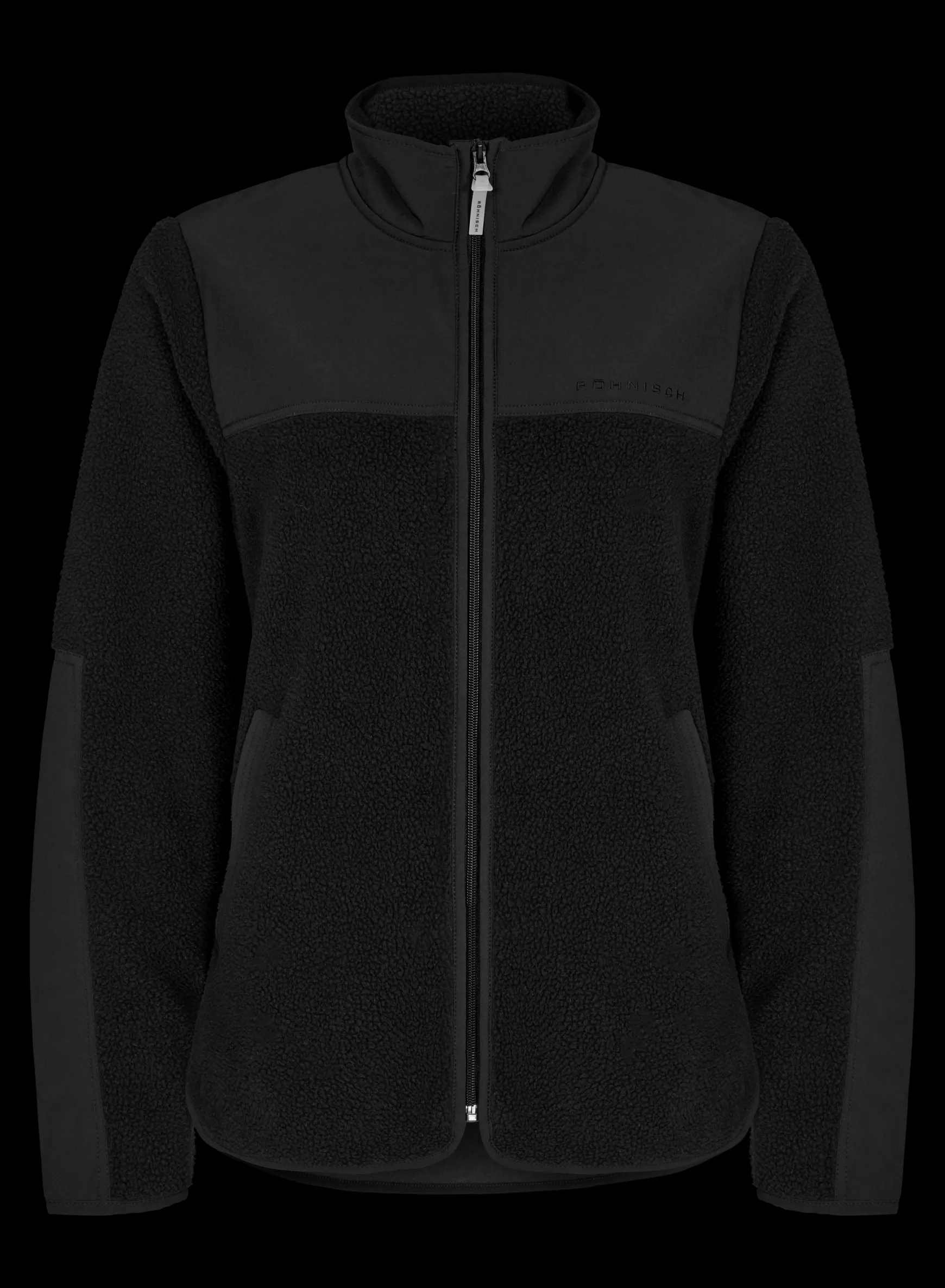 Phoebe Pile Jacket, Black