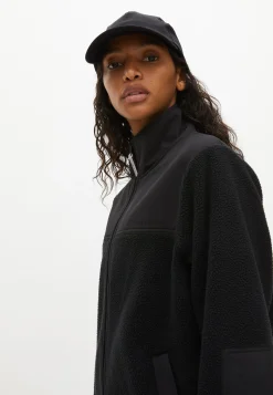 Phoebe Pile Jacket, Black